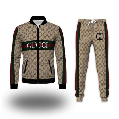 gucci gold valeur track suit|Gucci tracksuit price.